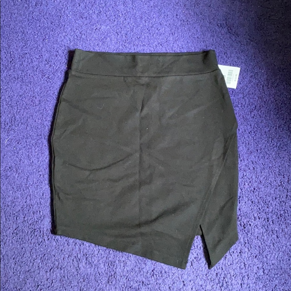 Black Asymmetrical Skirt